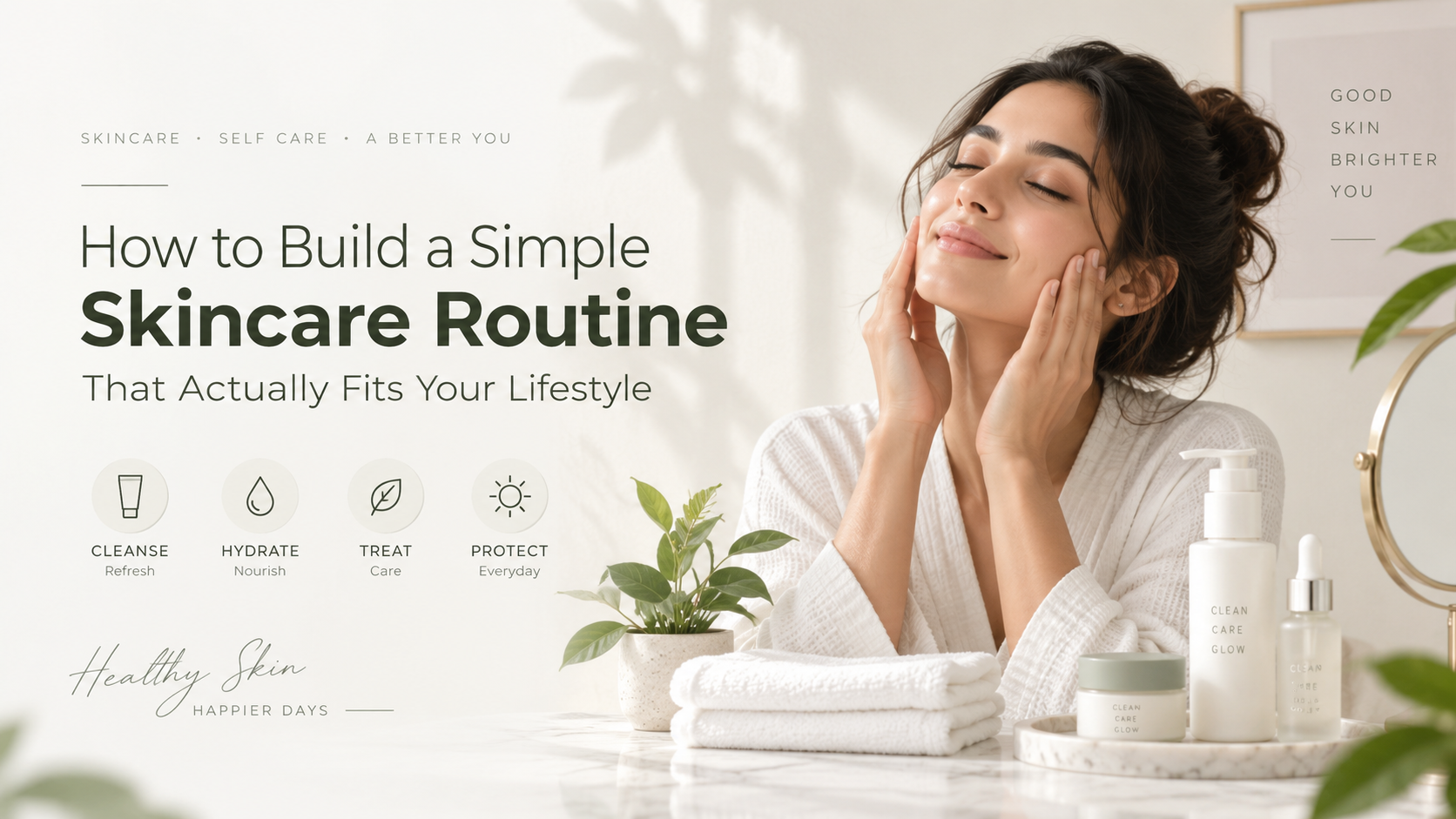 How to Build a Simple Skincare Routine That Actually Fits Your Lifestyle