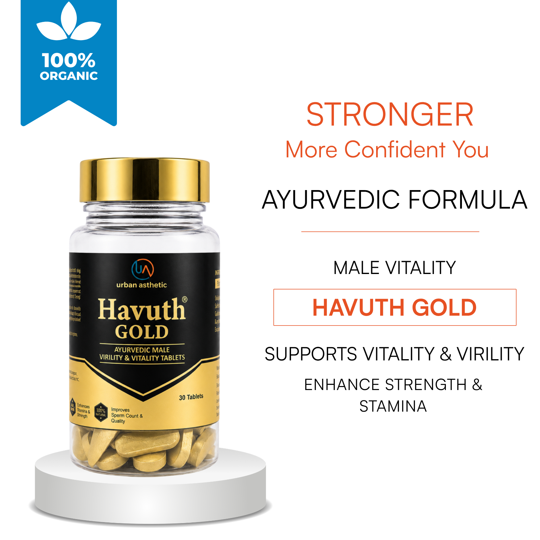 Havuth Gold Ayurvedic Male Vitality Tablets