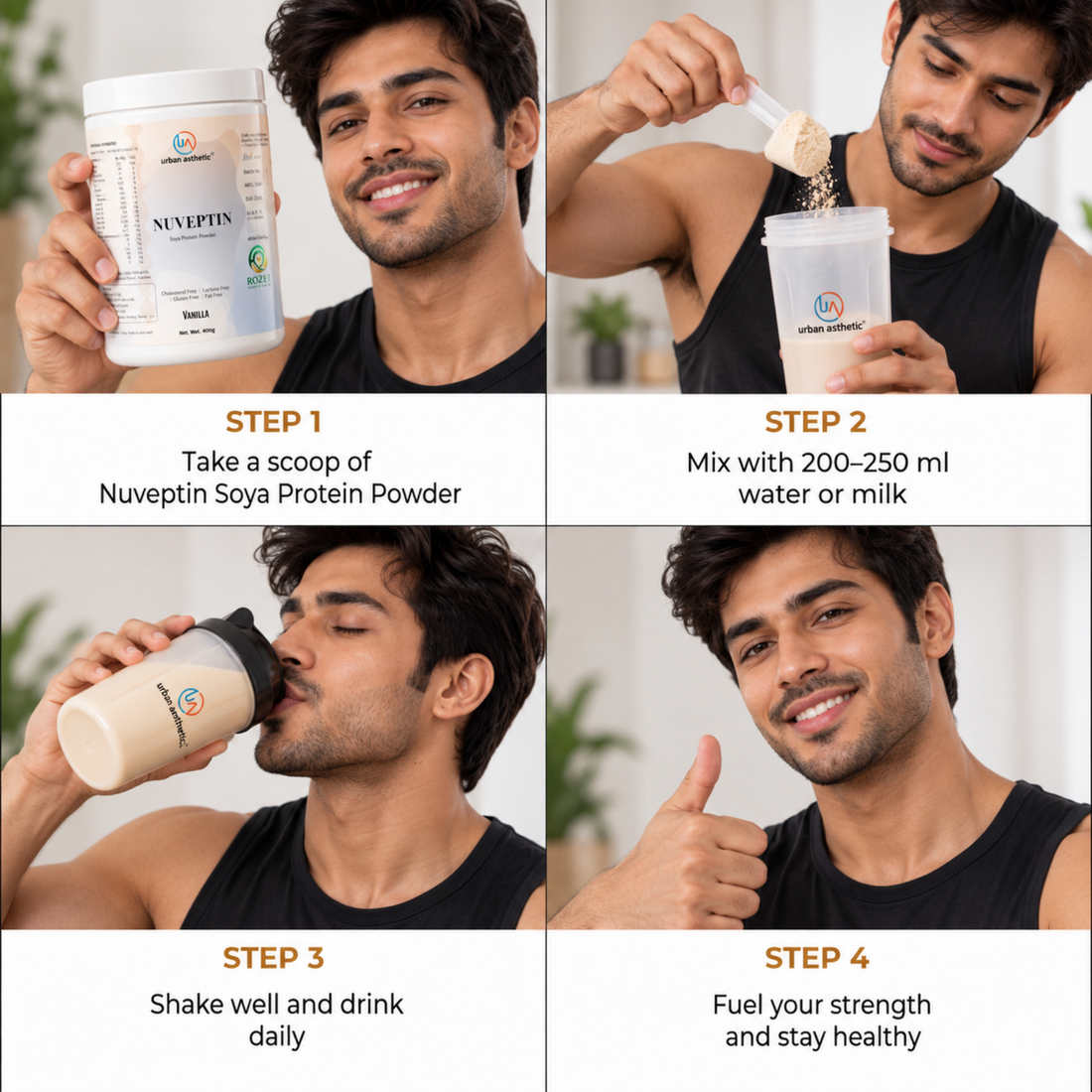 Nuveptin Soya Protein Powder – Vanilla