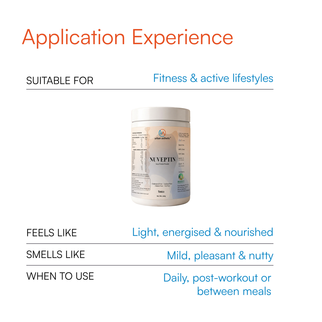 Nuveptin Soya Protein Powder – Vanilla