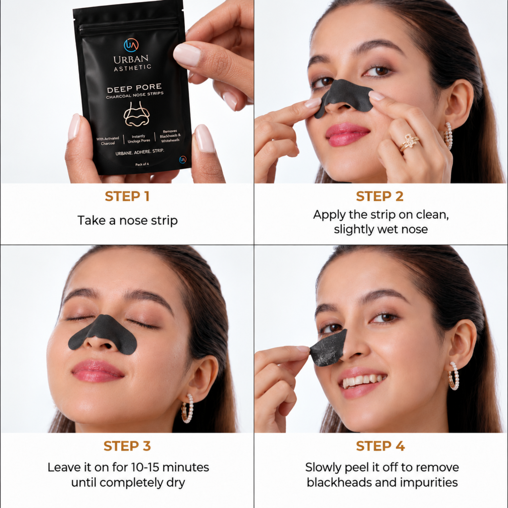 Deep Pore Charcoal Nose Strips