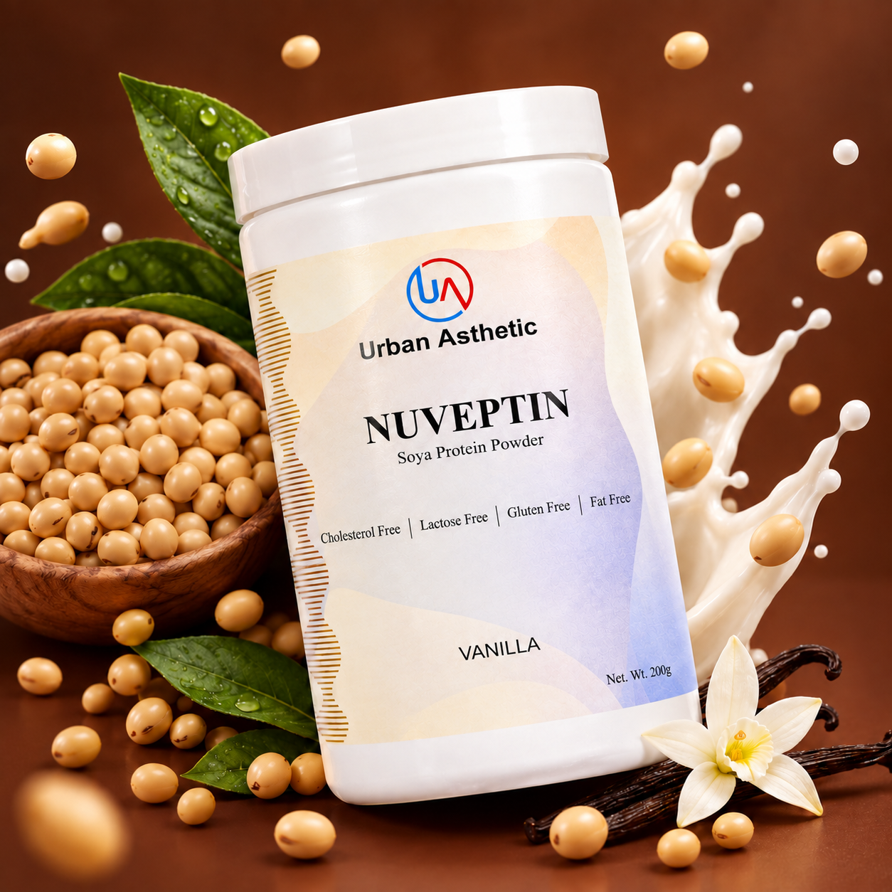 Nuveptin Soya Protein Powder – Vanilla